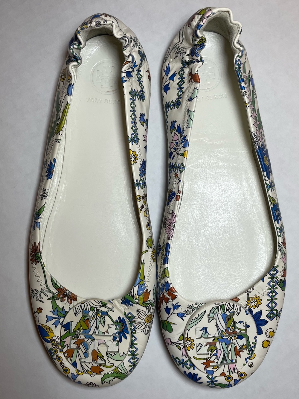 Tory Burch Minnie Ivory Meadow Folly Travel
Ballet Flats size 7